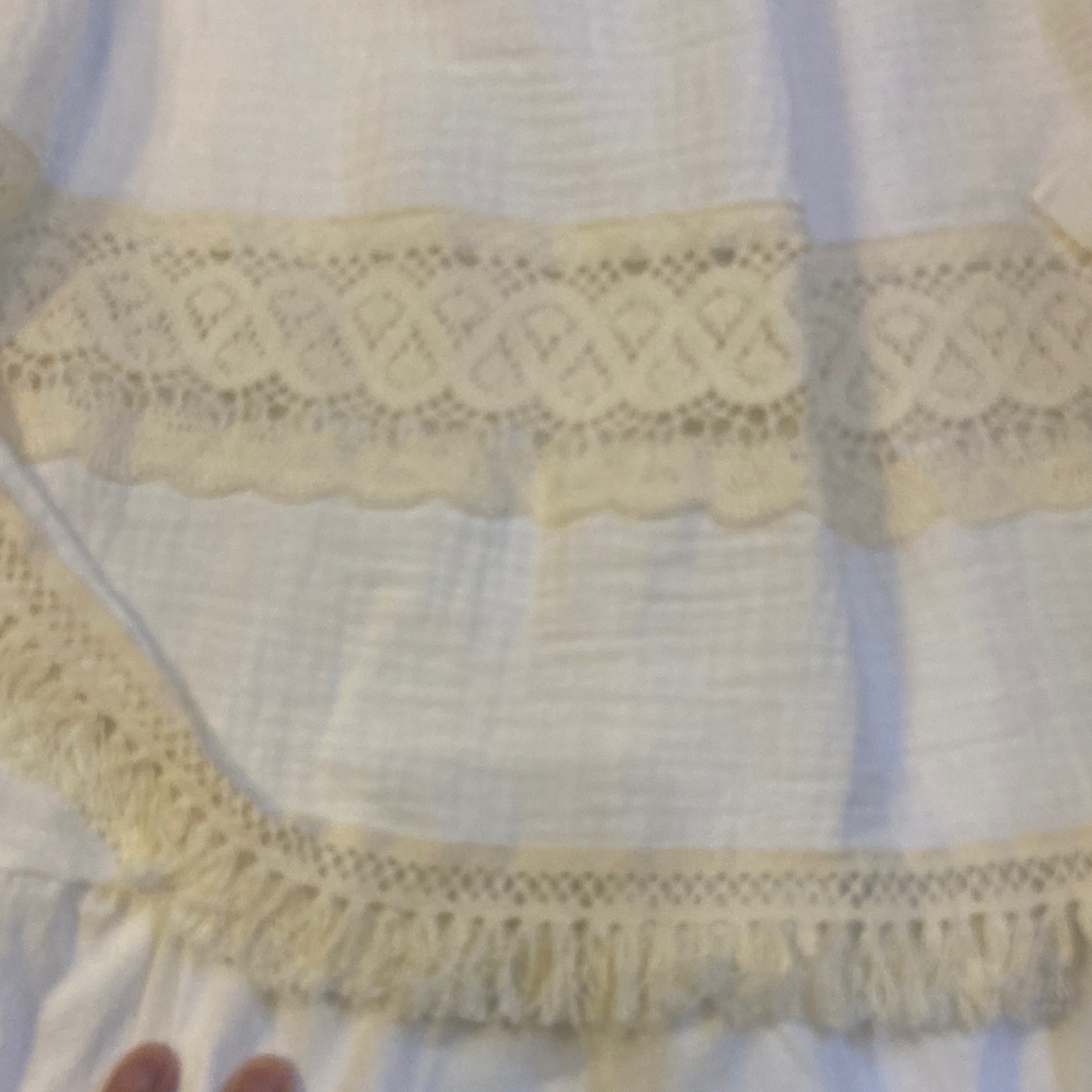 Elegant Western Cream Skirt - Picture 11 of 16